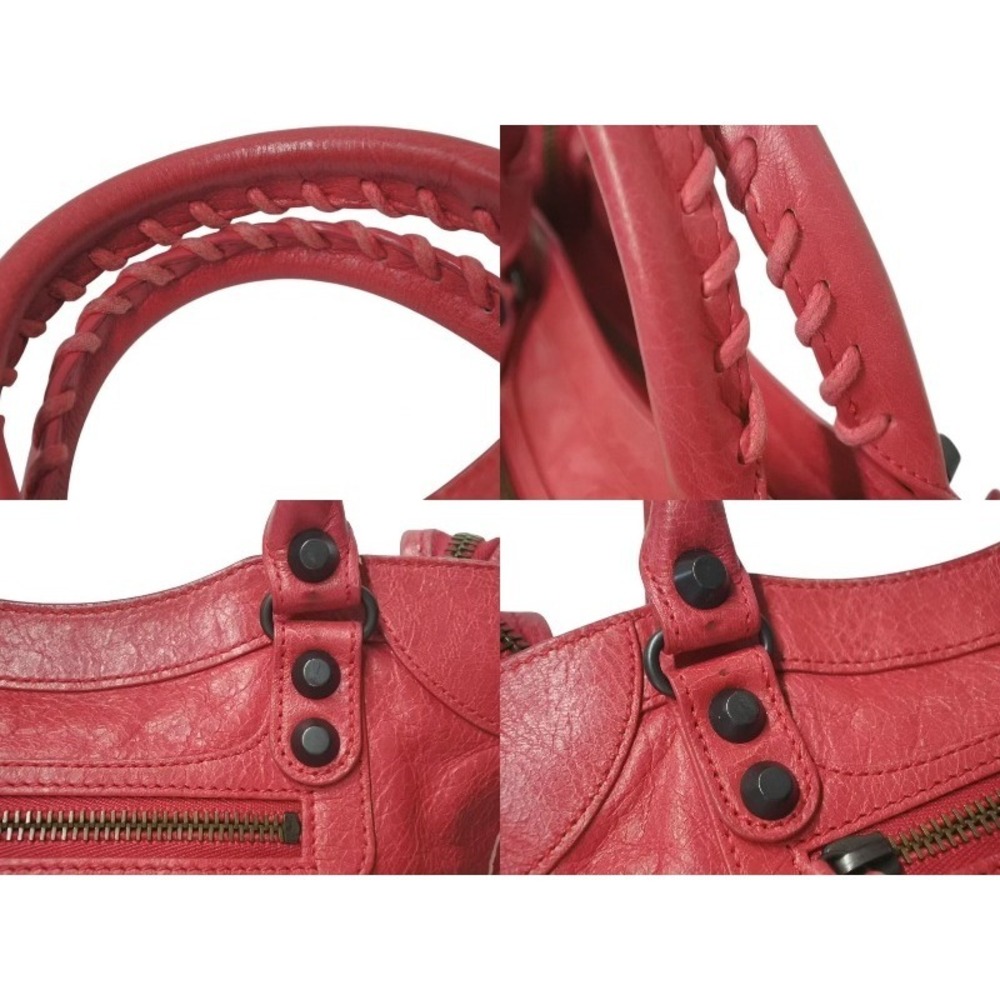 Balenciaga Red Bag City Classic Leather Pink - Picture 3 of 10